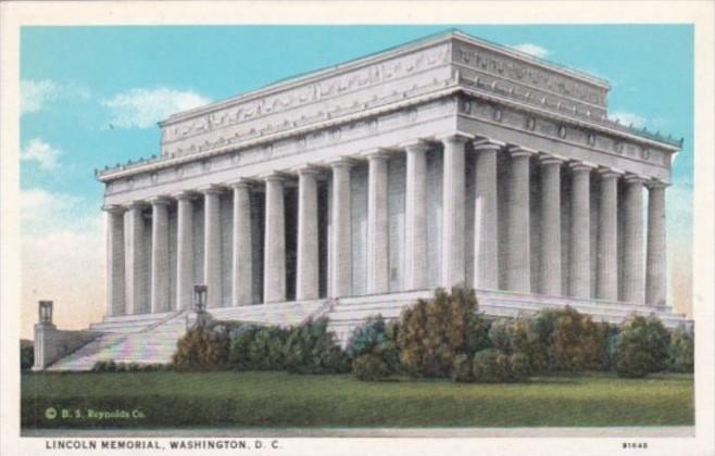 Lincoln Memorial Washington D C Curteich