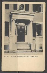 Massachusetts, Salem - Front Doorway - Nathan Robinson House - [MA-202]