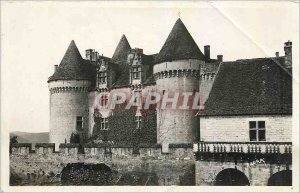 Old Postcard Chateau de Fenelon Dordogne