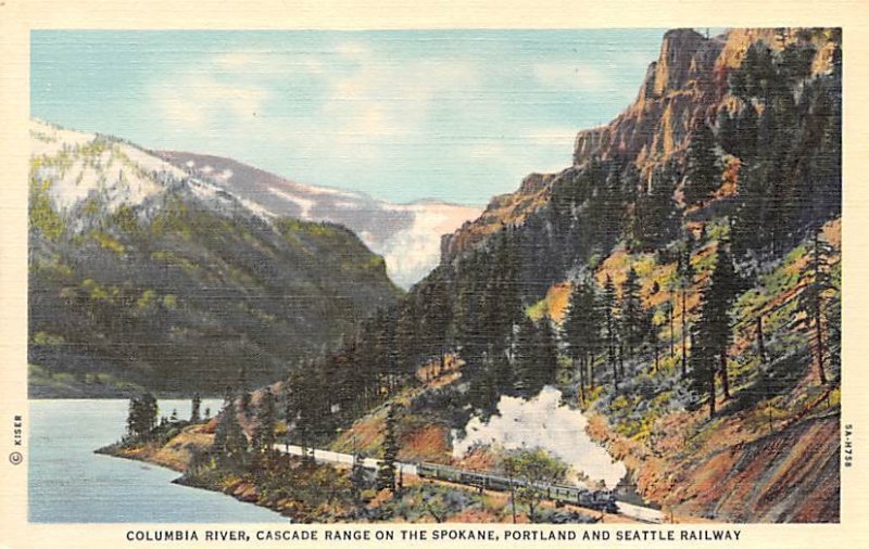Columbia River, Cascade Range, Portland and Seattle railway Railroad, Misc. U...