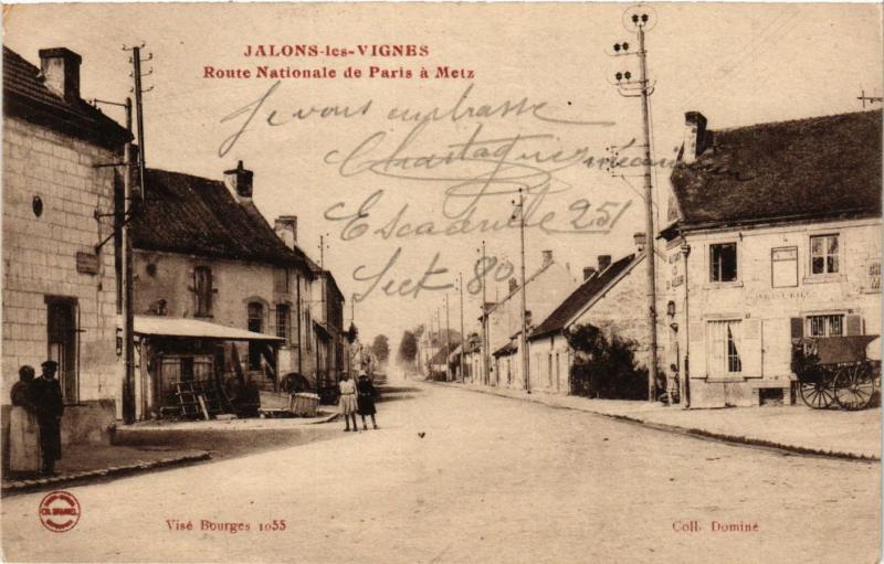 CPA JALONS-les-VIGNES - Route Nationale (364317)