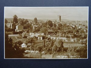 Shropshire LUDLOW Panoramic View c1923 RP Postcard by Judges 7560