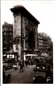 France Paris Et Ses Merveilles Porte Saint Denis Vintage RPPC 09.69