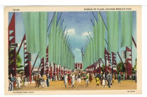 IL - Chicago. 1933-34 World's Fair. Avenue of Flags