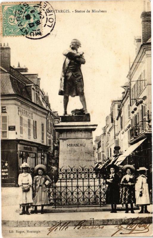 CPA MONTARGIS - Statue de Mirabeau (251595)