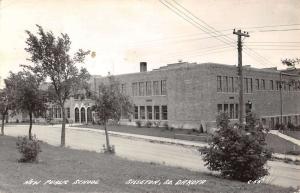 Sisseton South Dakota New Public School Real Photo Antique Postcard K28837