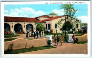 TIJUANA, Baja California MEXICO ~ The Casino at AGUA CALIENTE ca1920s  Postcard
