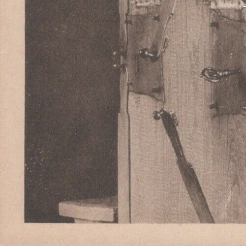 Herefordshire Postcard - Hereford Cathedral, Chained Books, Hasps Open RS39341