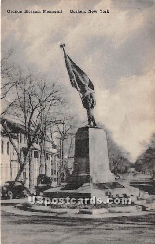 Orange Blossom Memorial Goshen NY Unused