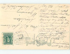 Divided Back POST OFFICE SCENE Des Moines Iowa IA hs1732