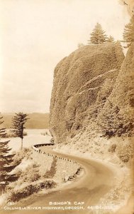 Bishop's Cap real photo - Columbia River Highway, Oregon OR  