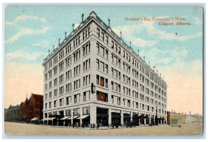 c1910 Hudson's Bay Company's Store Calgary Alberta Canada Antique Postcard