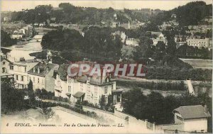 Old Postcard Epinal Panorama View of Princes Way