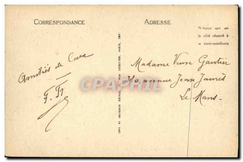 Old Postcard Luc Sur Mer La Digue