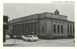 MA, Attleboro, Massachusetts, Post Office, Merrimack Post Card