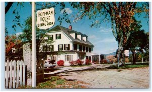 NO. CONWAY, NH New Hampshire~  HOFFMAN HOUSE c1950s Cars Carroll County Postcard