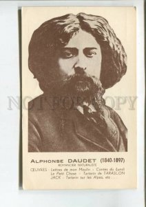 475875 Alphonse DAUDET French Novelist WRITER Vintage postcard