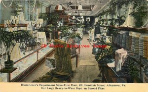 PA, Allentown, Pennsylvania, Hinterleiter's Department Store, Interior View