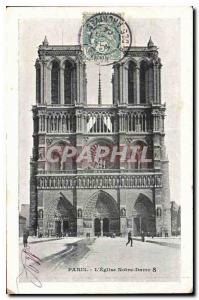 Postcard Old Paris The Notre Dame