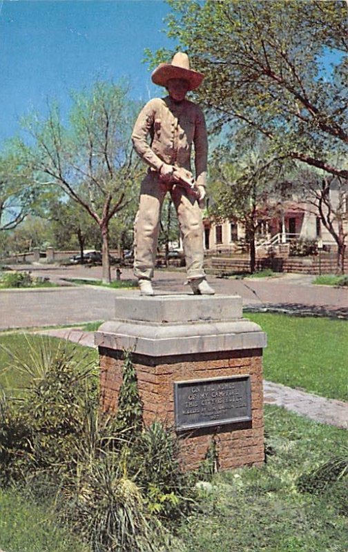 Famed cowboy statue Dodge City Kansas  