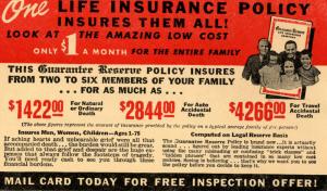 Advertisement - Guarantee Reserve Life Insurance Co., Indianapolis, Indiana