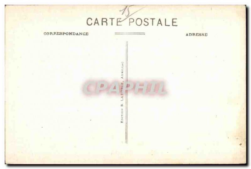 Old Postcard Cantal Picturesque surroundings Condat Cascade Cornilloux Partle...