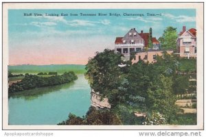 Tennessee Chattanooga Bluff View Looking East From Tennessee River Bridge