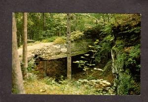 IL Pomona Natural Bridge Shawnee National Forest Illinois Postcard