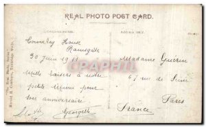 Old Postcard The coming storm