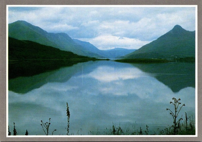 Scotland Argyll Loch Leven Reflections and The Pap Of Glencoe