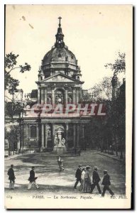 Postcard Old Paris Sorbonne Facade