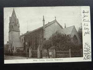 Shropshire OSWESTRY The Holy Trinity Church c1904 Postcard