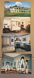 11 UNUSED POSTCARDS - MT. VERNON, VIRGINIA - HOME OF GEORGE WASHINGTON