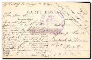 Old Postcard Militaria Camp of Mailly Camp Jet Aviation