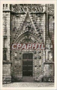 Old Postcard Cathedral Quimper Cathedrale Sainte Porch