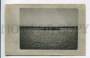 428457 RUSSIA VOLGA Kamskaya line ship Vintage real photo postcard