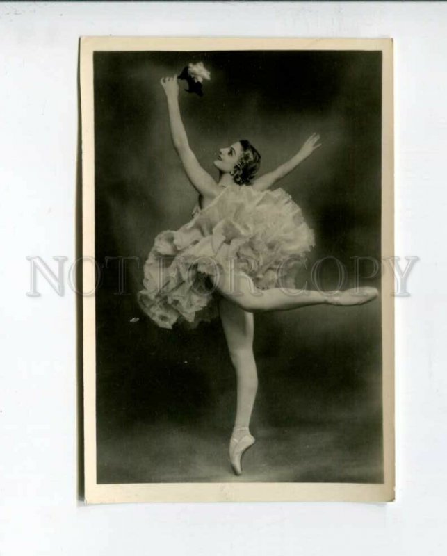 3102932 DUDINSKAYA Russia BALLET Star DANCER RAYMONDE old PHOTO