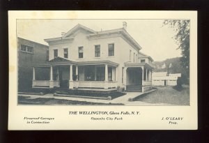 Glens Falls, New York/NY Postcard, The Wellington, Boarding House Or Restaurant?