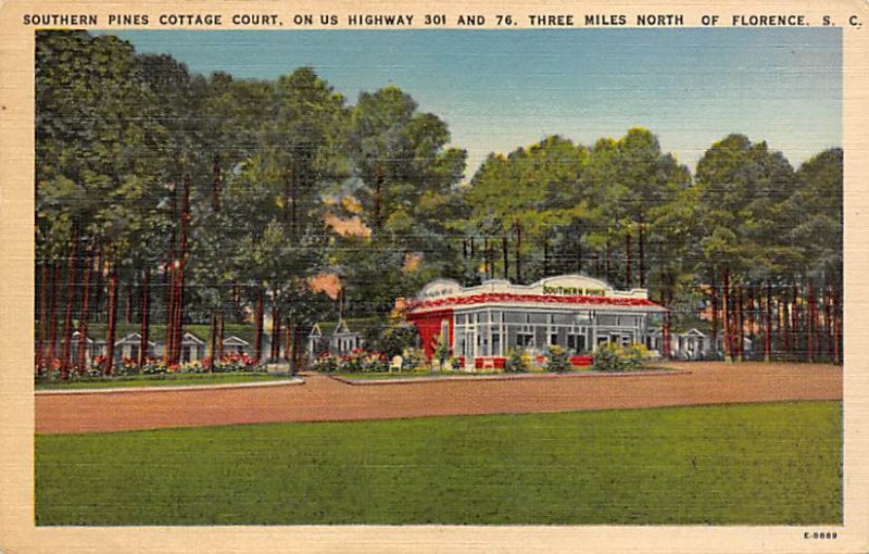Southern Pines cottage court Florence, South Carolina