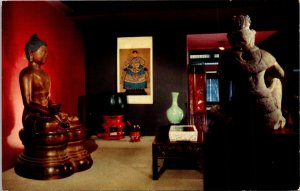 Buddha Oriental Art Gump's Unusual Store San Francisco California Postcard