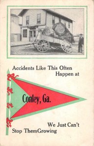 Conley Georgia Accidents Like This early auto pennant antique pc BB1374 