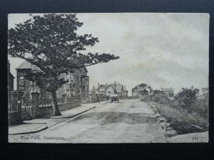 Yorkshire Leeds HEADINGLEY West Park c1904 Postcard by W. & T. Gaines