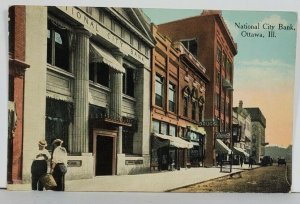 WAMEGO KANSAS MAIN STREET LOOKING NORTH 1911 TO DIXON ILLINOIS Postcard Q11
