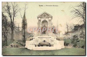 Postcard Old Lyon Monument Burdeau