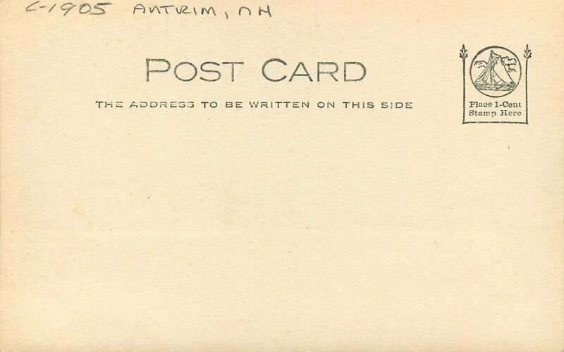 Antrim New Hampshire Methodist Church undivided C-1905 Postcard 21-7988