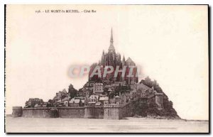 Old Postcard Mont St Michel Cote Est