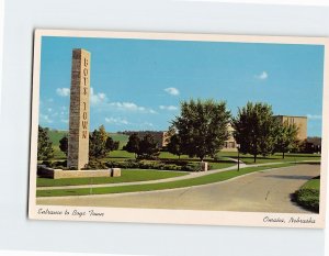 Postcard Entrance to Boys Town, Omaha, Nebraska