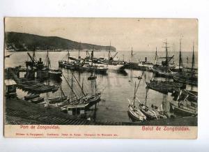 227176 TURKEY ZONGOULDAK port Vintage postcard