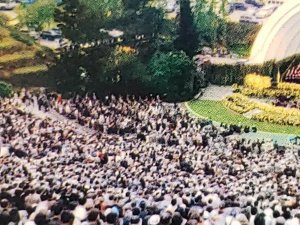 Vintage Postcard The Hollywood Bowl Symphonies Under the Stars Easter Sunrise