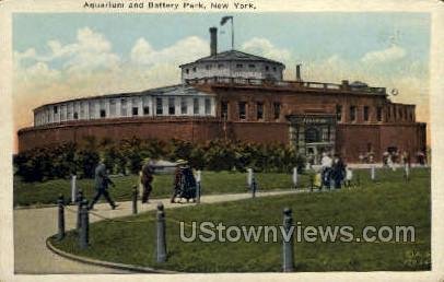 Aquarium & Battery Park in New York City, New York